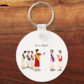 Et Tu Brute? Julius Caesar bij een Partij Sleutelhanger (Voorkant)