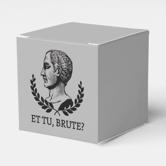 Et Tu, Brute? Julius Caesar citaat V van Shakespea Bedankdoosjes (Voorkant Zijde)