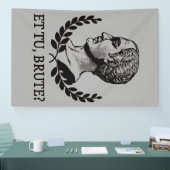 Et Tu, Brute? Julius Caesar citaat V van Shakespea Spandoek (Beurs)