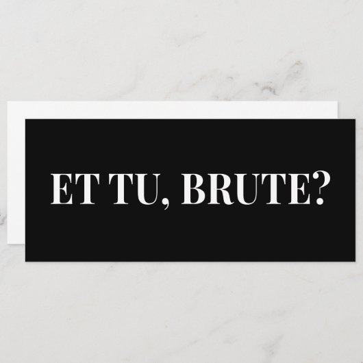 Et Tu, Brute? Julius Caesar III van Shakespeare (Voorkant / Achterkant)