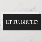 Et Tu, Brute? Julius Caesar III van Shakespeare (Voorkant)