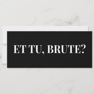 Et Tu, Brute? Julius Caesar III van Shakespeare