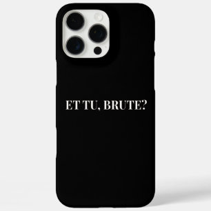 Et Tu, Brute? Julius Caesar III van Shakespeare iPhone 16 Pro Max Hoesje
