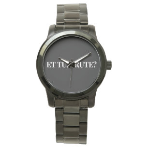 Et Tu, Brute? Julius Caesar III van Shakespeare Horloge