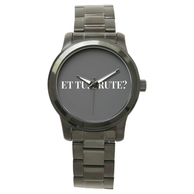 Et Tu, Brute? Julius Caesar III van Shakespeare Horloge (Voorkant)