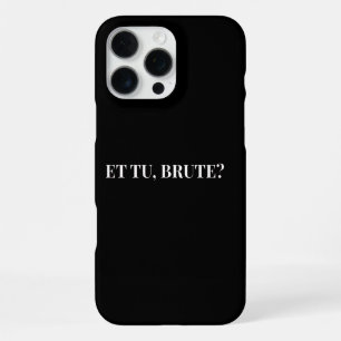 Et Tu, Brute? Julius Caesar III van Shakespeare iPhone 16 Pro Max Hoesje