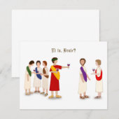 "Et Tu Brute?" Julius Caesar op een Feestje (Voorkant / Achterkant)