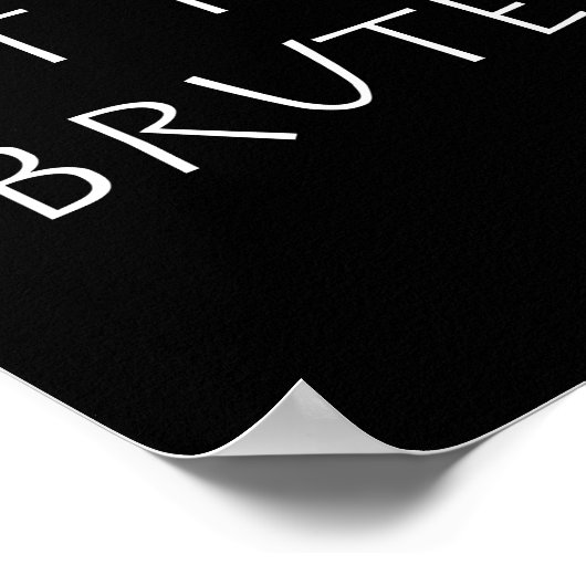 Et tu Brute Poster (Hoek)