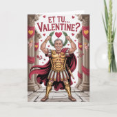 Et Tu Valentine Julius Caesar Kaart (Voorkant)