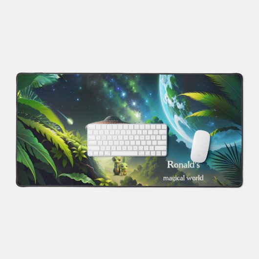 ET UFO magische fantasiewereld Bureaumat (Keyboard & Muis)