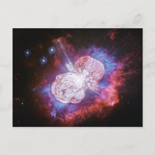 Eta Carinae Binary Star System Fireworks Briefkaart (Voorkant)