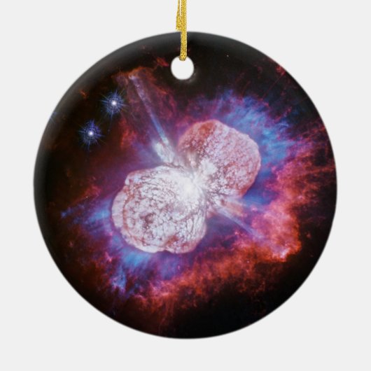 Eta Carinae Binary Star System Fireworks Keramisch Ornament (Achterkant)