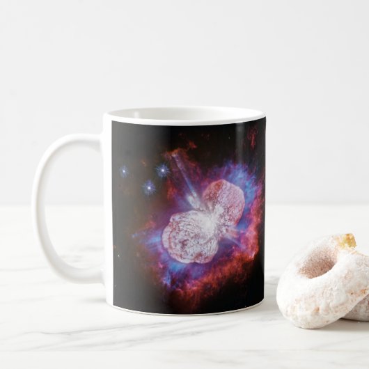 Eta Carinae Binary Star System Fireworks Koffiemok (Met donut)