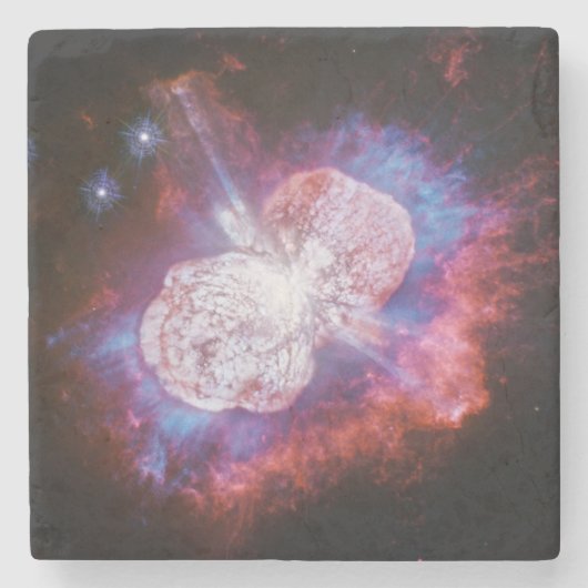 Eta Carinae Binary Star System Fireworks Stenen Onderzetter (Voorkant)
