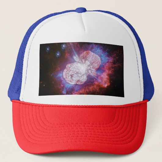 Eta Carinae Binary Star System Fireworks Trucker Pet (Voorkant)