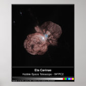 Eta Carinae Hubble Telescope Poster (Voorkant)