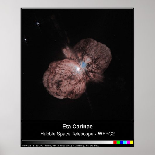 Eta Carinae Hubble Telescope Poster (Voorkant)