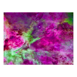 Eta Carinae-nevel Verbeterd Paars Perfect Poster