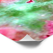 Eta Carinae-nevel Verbeterde Rood Perfect Poster (Hoek)