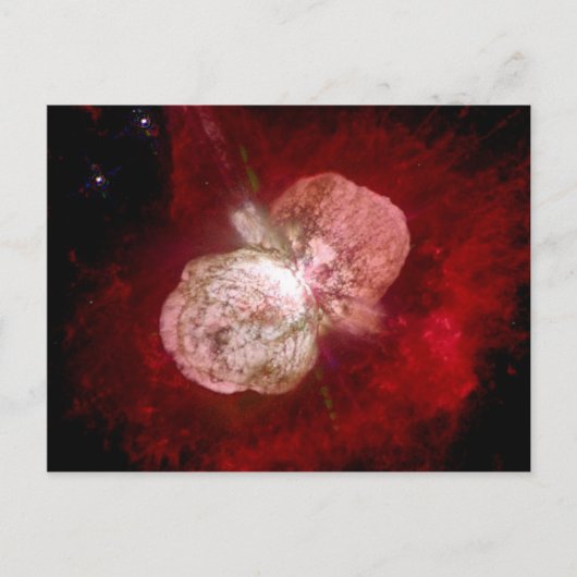 Eta Carinae Super Massive Star Briefkaart (Voorkant)