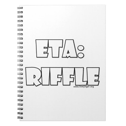 ETA: Riffle Notitieboek (Voorkant)
