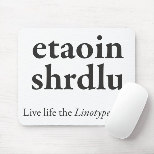 Etaoin Mouse Mat Muismat (Met muis)