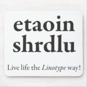 Etaoin Mouse Mat Muismat (Voorkant)