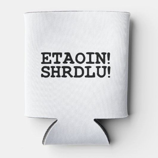 ETAOIN! SHRDLU! BLIKJESKOELER (Voorkant)