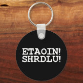 ETAOIN! SHRDLU! SLEUTELHANGER (Voorkant)