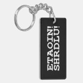 ETAOIN! SHRDLU! SLEUTELHANGER (Voorkant Links)