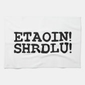 ETAOIN! SHRDLU! THEEDOEK (Horizontaal)