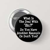 "Etc"-Button Ronde Button 5,7 Cm (Voorkant /achterkant)