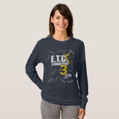 ETC Niveau 3 - het Ontwerp van de Handtekening van T-shirt (Voorkant volledig)