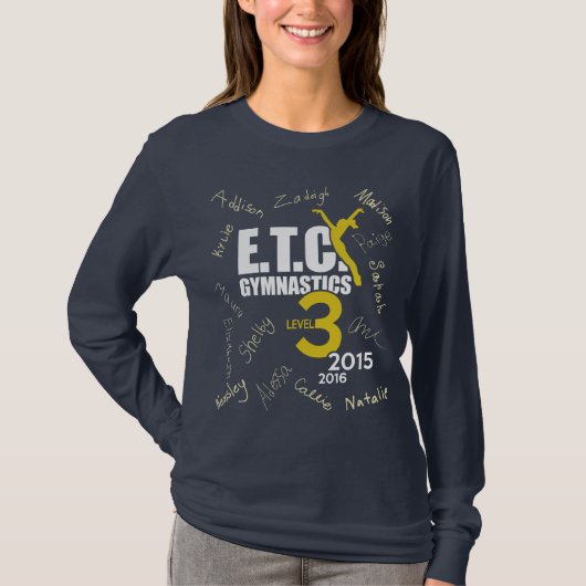 ETC Niveau 3 - het Ontwerp van de Handtekening van T-shirt (Voorkant)