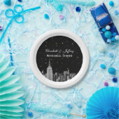 Etch NYC ESB Skyline Star DIY Bg V2 Papieren Bordje (Feest)