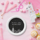 Etch NYC ESB Skyline Star DIY Bg V2 Papieren Bordje (Feest)