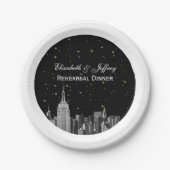 Etch NYC ESB Skyline Star DIY Bg V2 Papieren Bordje (Voorkant)