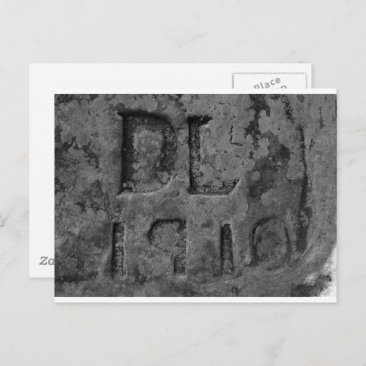 Etched by briefkaart (Voorkant / Achterkant)