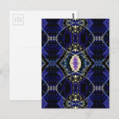 Etched Cobalt Briefkaart (Voorkant / Achterkant)