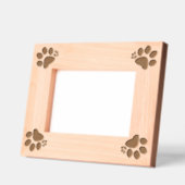 Etched Frame - Polydactyl Paw Prints Gegraveerde Lijstjes (Links)