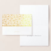 Etched Gold Foil Elegant Florence Wenskaarten Folie Kaarten (Display)
