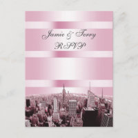 Etched NYC Skyline 2 Black Pink RSVP 1