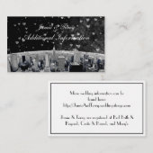 Etched NYC skyline #2 zwart wht hart insert Kaart (Voorkant / Achterkant)