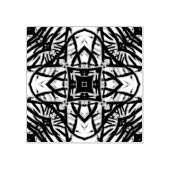 Etched Pattern Wood Block Stamp Rubberstempel (Afrduk)