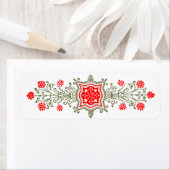 Etching Labels op de rode en goudmakerij (Insitu)