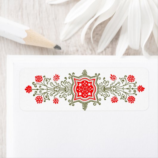 Etching Labels op de rode en goudmakerij (Insitu)