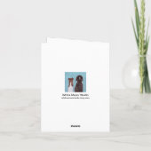 Etegami Cupcake Kaart (Achterkant)