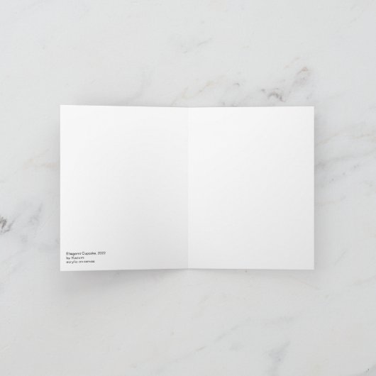 Etegami Cupcake Kaart (Binnen)