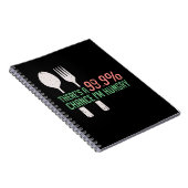 Eten - 99,9% Kans dat ik honger heb Notitieboek (Rechterzijde)