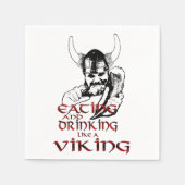 Eten als een Viking servet (Voorkant)